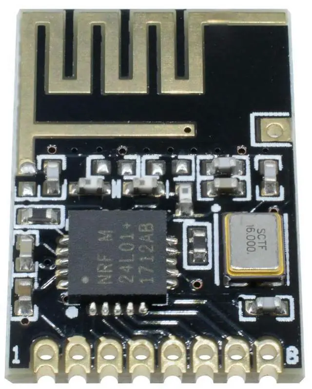 Alt view image 5 of 6 - Mini NRF24L01+ 2.4GHz SMD RF Module Power SMD Receiver Board Electronic Component Kit