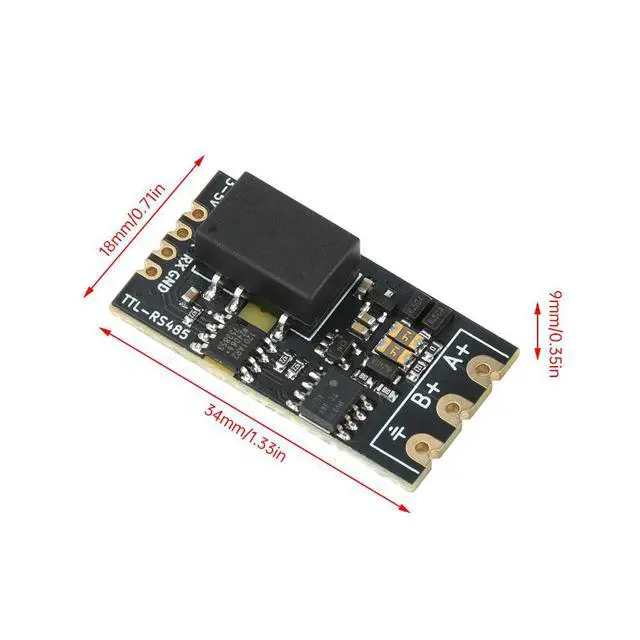 Alt view image 5 of 6 - Isolated TTL to RS485 Level Board Module Serial Automatic Reverse High Speed 2Mbps Electronic Component Kit