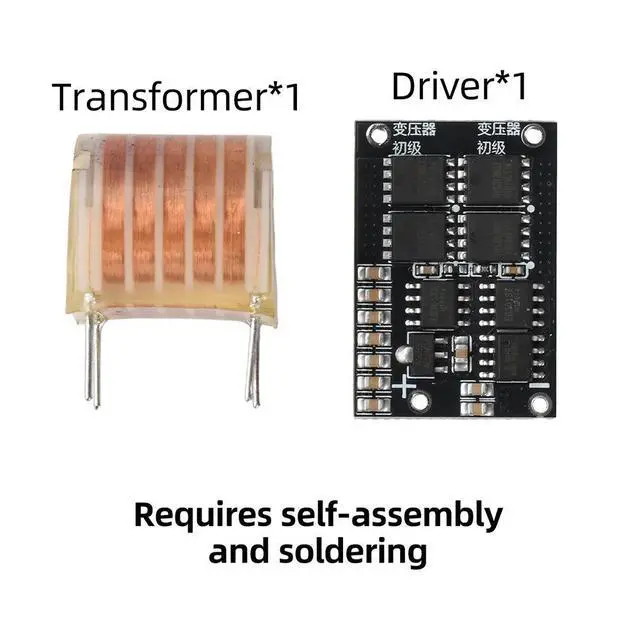 Alt view image 6 of 6 - 80W High Voltage Arc Igniter Module DC 5-13V to 10-20kV AC, Auto Arc Starting & Overheat Protection for DIY Projects