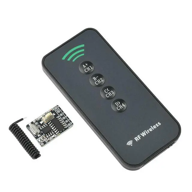 Alt view image 4 of 6 - DC 3-5V 433Mhz Remote Control Switch Transmitter RF Learning Code Decoding Receiver Module 4CH RX480E Electronic Kit