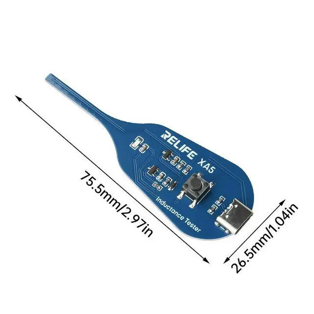 Alt view image 5 of 6 - XA5 Motherboard Coil Tester Module Sensor Inductor Detector Tool for PC Repair Electromagnetic Induction Fault Check Tool