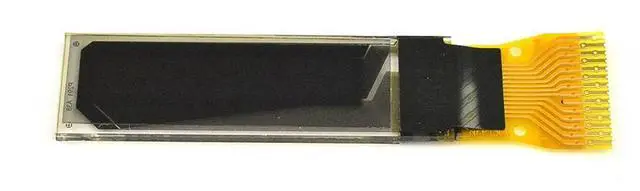 Alt view image 6 of 6 - 0.69 inch OLED Display Module 14PIN UG-9616TSWCG02 96*16 SSD1306 I2C IIC for TS100 TS08 Electronic Kit