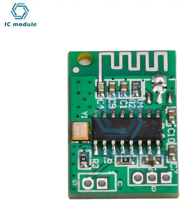 Alt view image 6 of 6 - 5V Bluetooth 5.0 3.3V-8V Audio Amplifier Module Board LED PowerAudio Dual Digital Mono Output Bluetooth Receiver Board