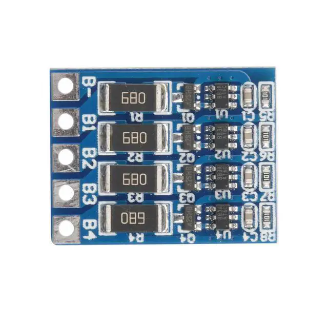 Alt view image 4 of 6 - 4S 4.2V 14.4V 16.8V 68mA BMS Li-ion LMO LiFePO4 Lithium Charge Balance Protection Board Module