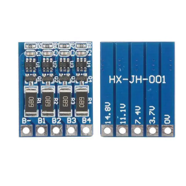 Alt view image 5 of 6 - 4S 4.2V 14.4V 16.8V 68mA BMS Li-ion LMO LiFePO4 Lithium Charge Balance Protection Board Module