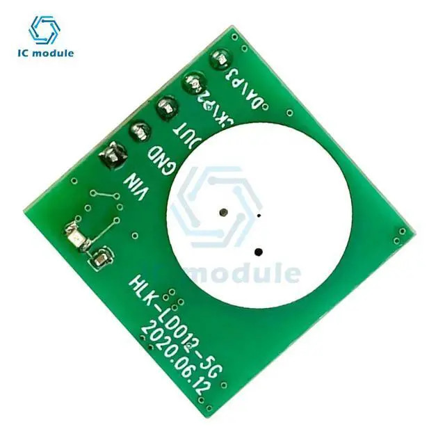 Alt view image 6 of 6 - HLK-LD012-5G radar sensing sensor module human body movement long distance adjustable light