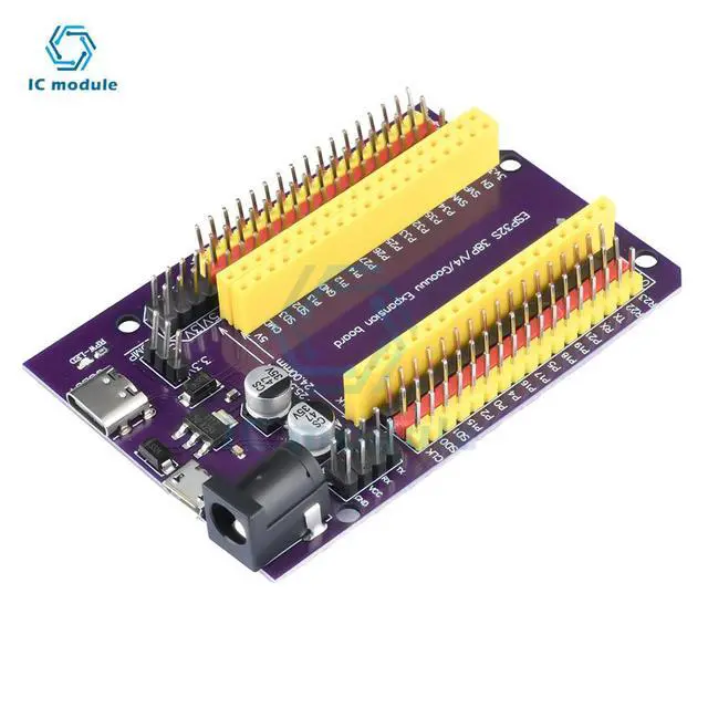 Alt view image 5 of 6 - ESP32 ESP32S Universal Expansion Board Module Development Board Backboard Compatible with 38PIN ESP32 Development Board