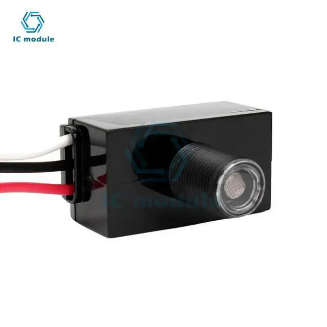 Alt view image 5 of 6 - Ac 110V-240V Small Rainproof Street Light Controller Switch Led Light Sensor Switch With Photosensitive Switch