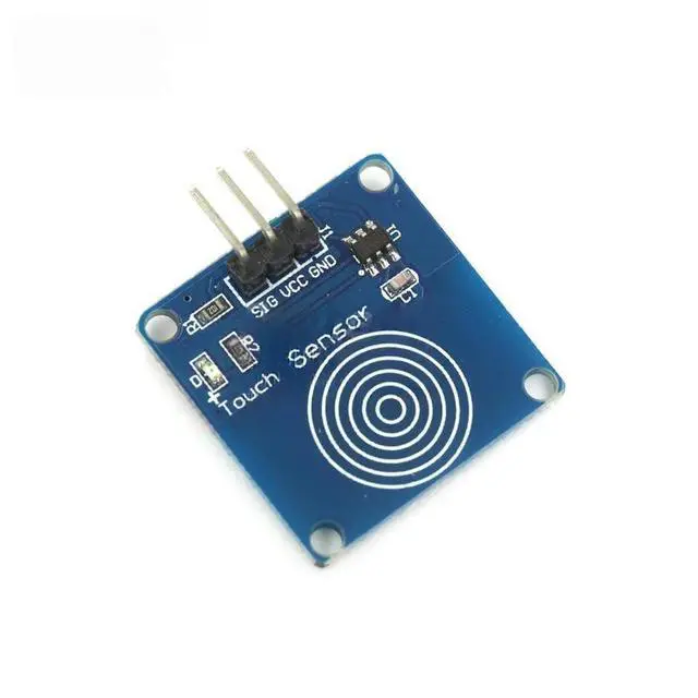 Alt view image 3 of 4 - Touch sensor module, capacitive touch switch, single key touch switch module, Jxinw