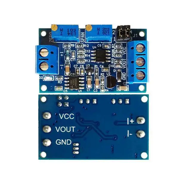 Alt view image 6 of 6 - Current to Voltage Module 0/4-20mA to 0-3.3V 5V 10V Voltage Transmitter Converter Signal Module Board Power Supply
