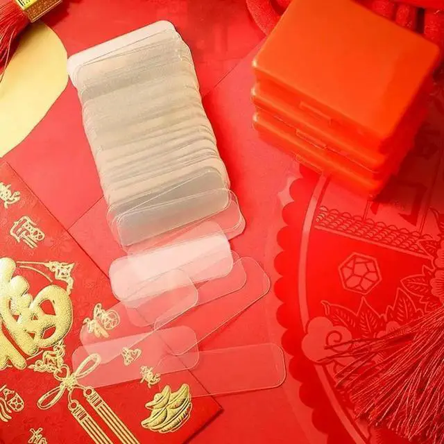 Alt view image 2 of 6 - 60pcs Traceless Gel Mounting Pads Removable Adhesive Double Sided for Year