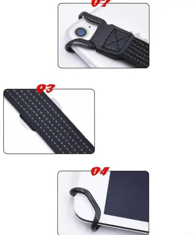 Main image of Universal Anti-drop Phone Strap Elastic Band Holder One-handed Operate Finger Grip Stretchable Bracket Tablet Accessory