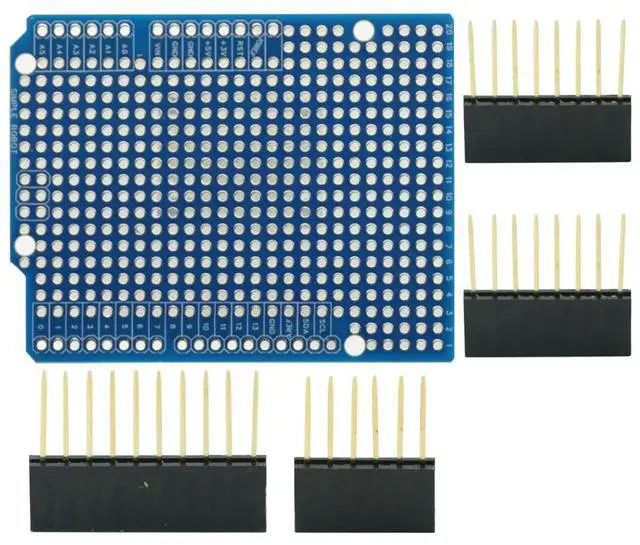 Alt view image 2 of 6 - 1Pcs Prototype PCB Expansion Board For ATMEGA328P UNO R3 Shield FR-4 Fiber PCB Breadboard