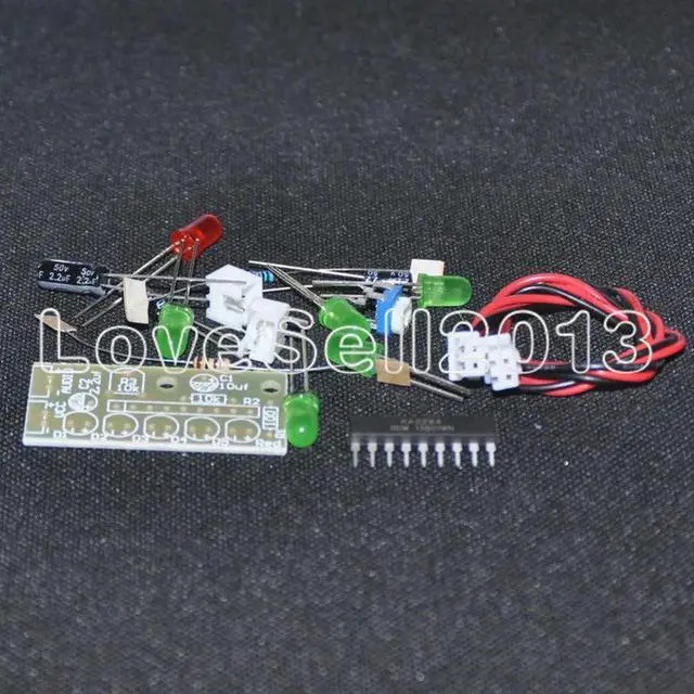 Alt view image 2 of 6 - 1Set Elektronika KA2284 DIY Kits Audio Level Indicator Suite Trousse Electronic Parts 5mm RED Green LED Level Indicating 3.5-12V