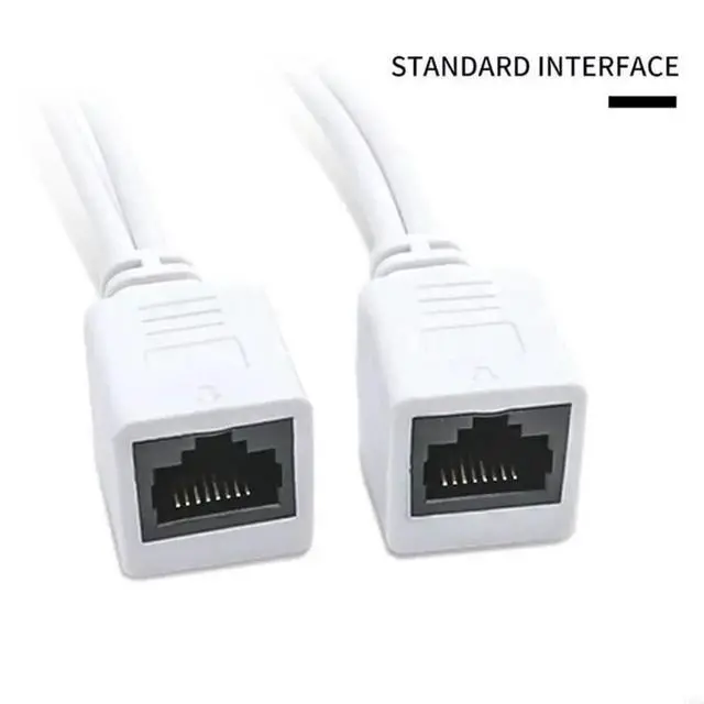 Alt view image 2 of 6 - 2pcs/set POE Adapter Cable RJ45 Injector & Splitter Passive Power Over Ethernet Support 12V Synthesizer Separator
