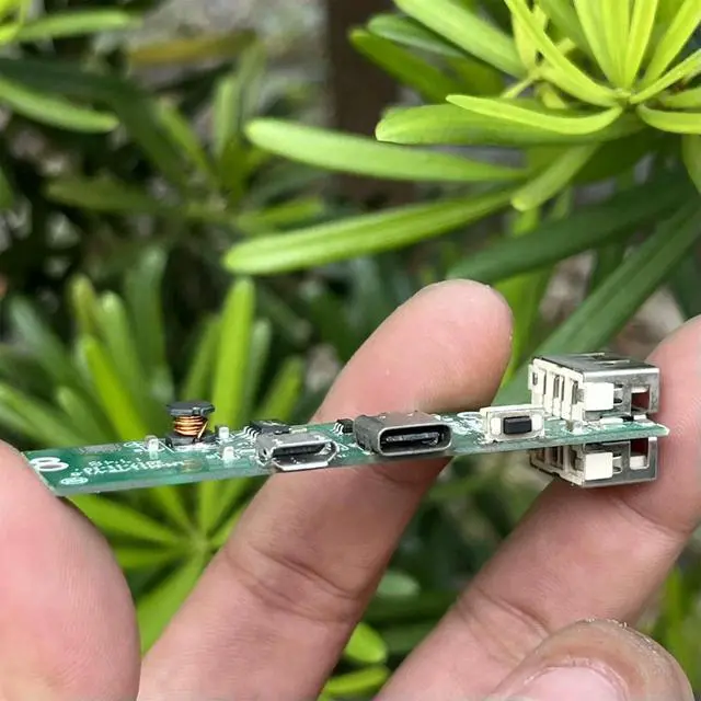 Alt view image 3 of 6 - diy electronic power bank motherboard with Type-c Micro USB socket dual USB2.4A