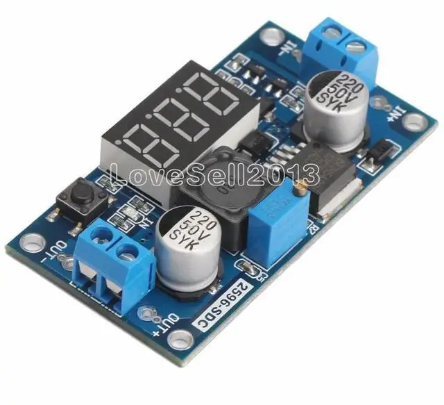Main image of DC Buck Step Down Module LM2596 DC/DC 4.0~40V to 1.25-37V Adjustable Voltage Regulator With LED Voltmeter