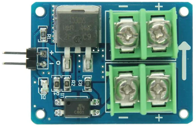 Alt view image 2 of 6 - 3V 5V Low Control High Voltage 12V 24V 36V E-switch Mosfet Module For
