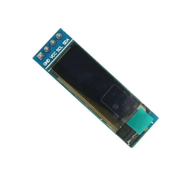 Alt view image 2 of 6 - 0.91 Inch 128x32 IIC I2C Blue OLED LCD Display DIY Module SSD1306 Driver IC DC 3.3V 5V For PIC