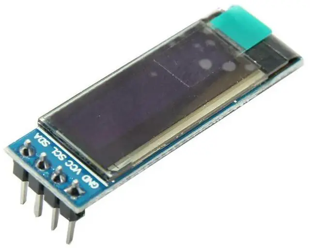 Main image of 0.91 Inch 128x32 IIC I2C Blue OLED LCD Display DIY Module SSD1306 Driver IC DC 3.3V 5V For PIC