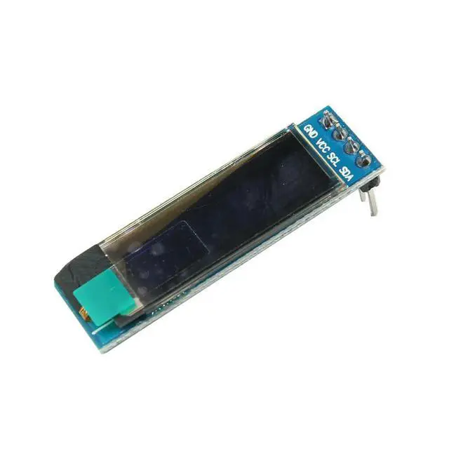 Alt view image 3 of 6 - 0.91 Inch 128x32 IIC I2C Blue OLED LCD Display DIY Module SSD1306 Driver IC DC 3.3V 5V For PIC