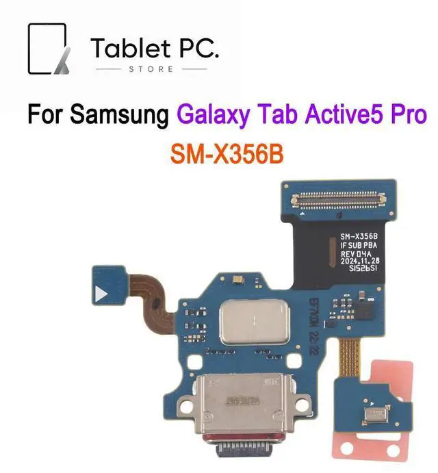 Main image of SM-X356B Charging Port Board For Galaxy Tab Active5 Pro, SM-X356B Charging Board Flex Cable Replacement Part