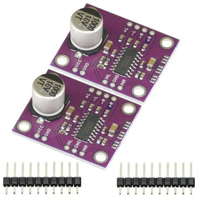 Alt view image 5 of 6 - 1Pcs DC2.5V-5.5V PAM8406 Stereo Class D Audio Power Amplifier Module Development Board