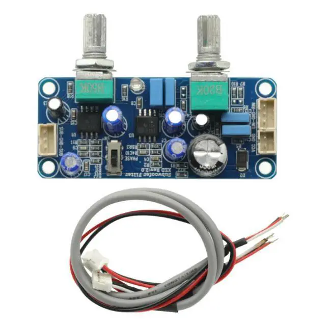 Alt view image 4 of 6 - 1pcs Low Pass Filter Bass Subwoofer Single Power DC 9-32V Pre-AMP Amplifier Board Dual Channel With Bass Volume Control