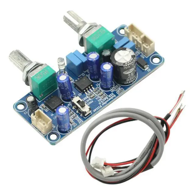Alt view image 5 of 6 - 1pcs Low Pass Filter Bass Subwoofer Single Power DC 9-32V Pre-AMP Amplifier Board Dual Channel With Bass Volume Control