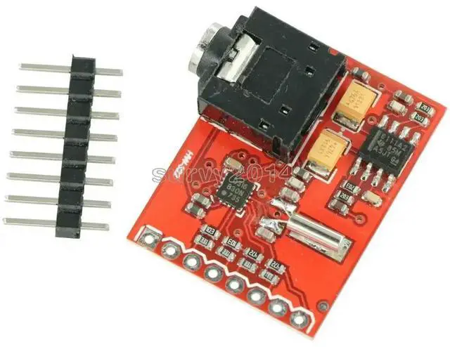 Alt view image 5 of 6 - 1PCS Si4703 RDS FM Radio Tuner Evaluation Breakout Module For AVR PIC ARM Radio Data Service Filtering Carrier Module