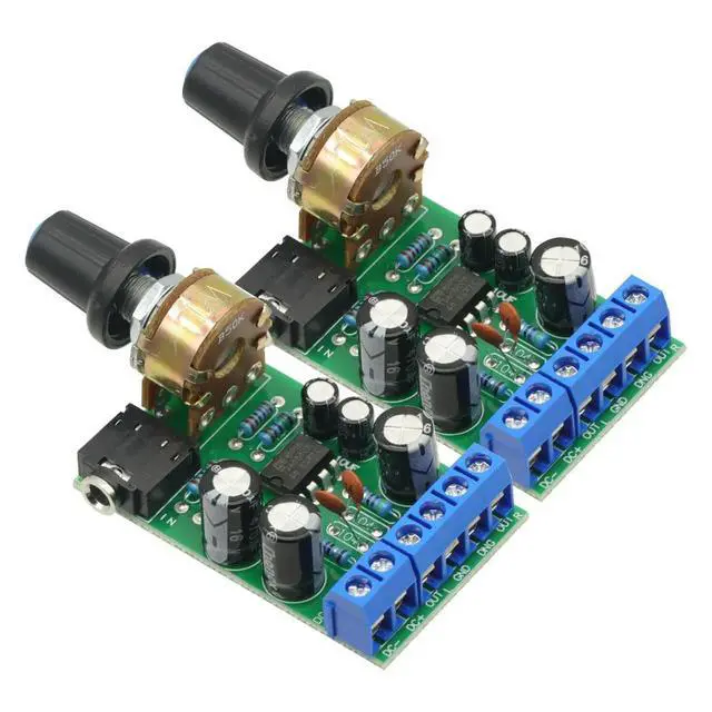 Alt view image 4 of 6 - 1PCS TDA2822M TDA2822 Amplifier Board DC 1.8-12V 2.0 Channel Stereo Mini AUX Audio Board Amplifier Module