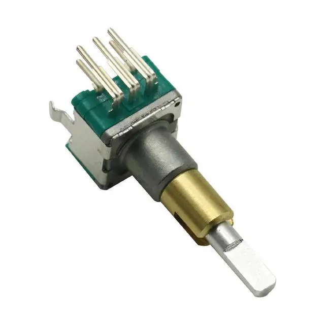 Alt view image 5 of 6 - 1PCS EC11EBB24C03 Dual axis encoder with switch 30 positioning number 15 pulse point handle 25mm For Board Module