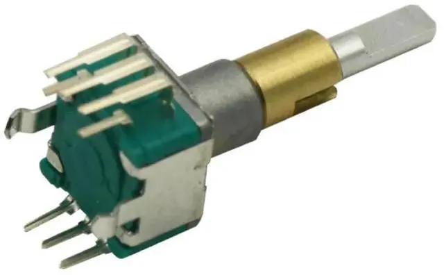 Alt view image 6 of 6 - 1PCS EC11EBB24C03 Dual axis encoder with switch 30 positioning number 15 pulse point handle 25mm For Board Module