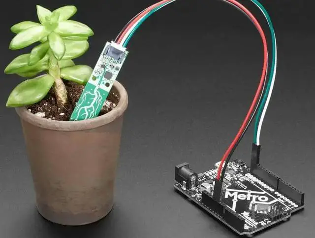 Alt view image 2 of 6 - STEMMA 4026 Soil Sensor - I2C Capacitive Moisture Sensor - JST PH 2mm