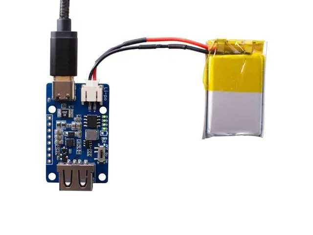 Alt view image 3 of 6 - Lipo Rider Plus 106990290 charger 5V / 2.4A USB Type C board module quick charge