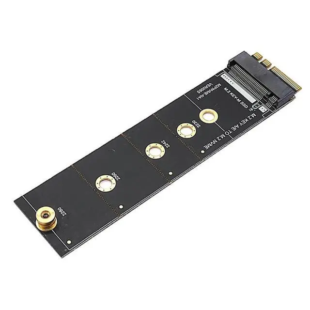 Alt view image 2 of 6 - M2 for KEY A-E to M2 NVME Adapter Converter Card Riser NVME TO KEY-M Expansion Slot to M2 NVME Support 2230-2280