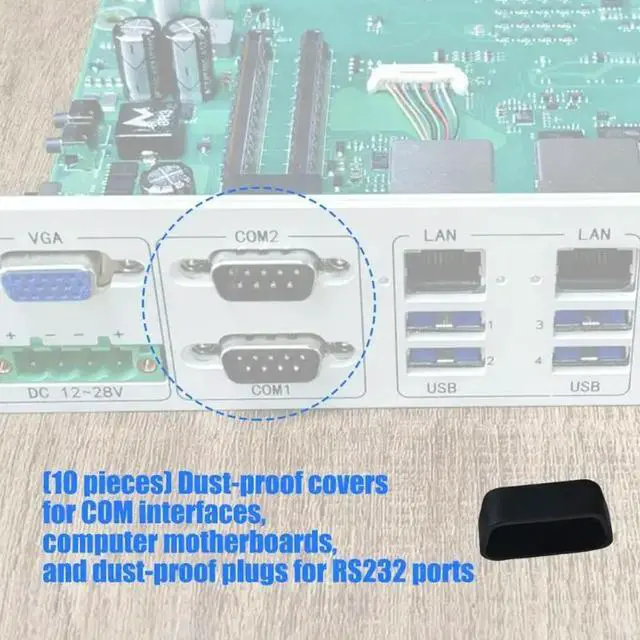 Alt view image 2 of 6 - 2025 Flexible Silicone COM Interfaces Dust Plugs For Motherboards Connectors Protections