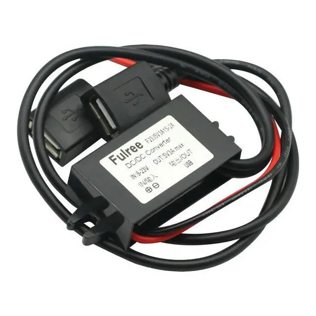 Alt view image 5 of 6 - 15W Waterproof Step Down Volt Power Module UN3F USB Car Power Charger DC Buck Converter Module Voltage Regulator 12 V to 5 V 3A
