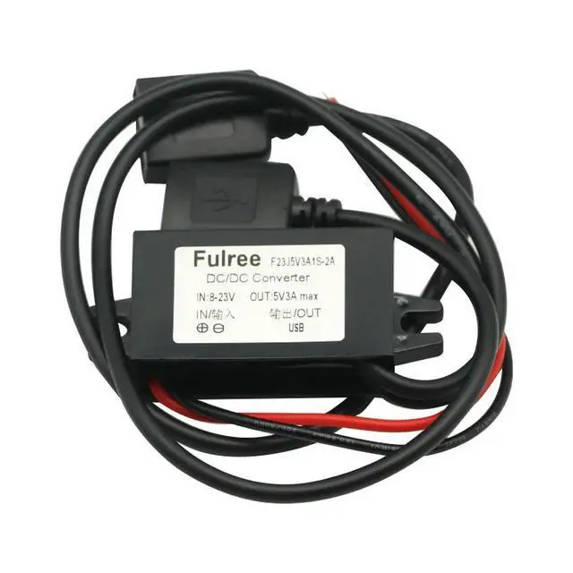 Alt view image 6 of 6 - 15W Waterproof Step Down Volt Power Module UN3F USB Car Power Charger DC Buck Converter Module Voltage Regulator 12 V to 5 V 3A