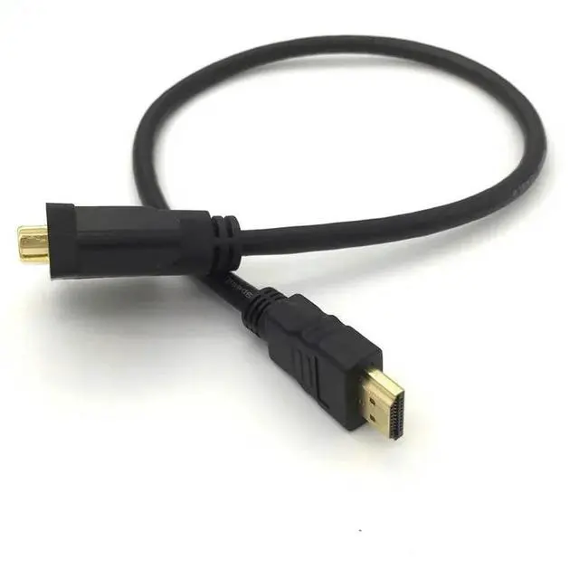 Alt view image 6 of 6 - M/F Male- Female Video Adapter Cord HDMI-compatible To DVI-I 24+5 Cable Video Adapter Cord for PC HDTV DVD LCD Dropshipping