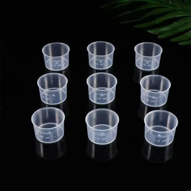 Alt view image 2 of 3 - 2025 50Pcs Plastic Measuring Cups Graduated Beaker Liquid Measuring Cups for