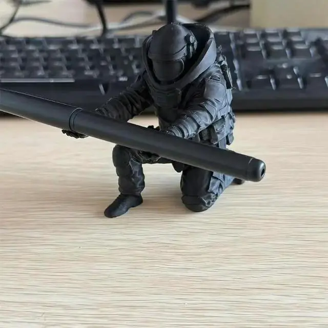 Main image of 3D Printed Plastic Soldier Pen Organiser Desktop Display Stand For Holding Pens Pencils Eyeglasses Phone 5.5x8.5x9cm