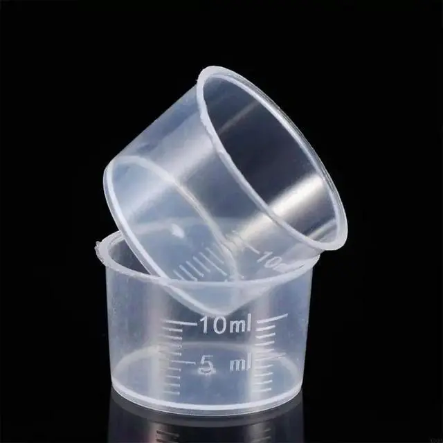 Alt view image 3 of 3 - 2025 50Pcs Plastic Measuring Cups Graduated Beaker Liquid Measuring Cups for