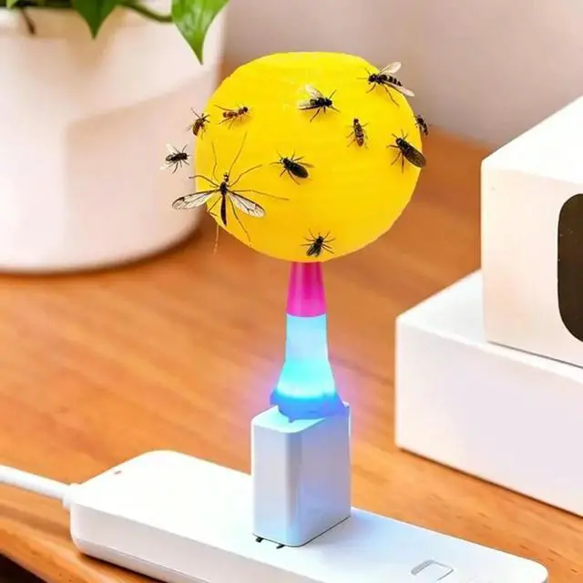 Alt view image 2 of 3 - Plastic USB Operated Mosquitoes Ball Trap With NonToxic Adhesive For Safe Insect Elimination