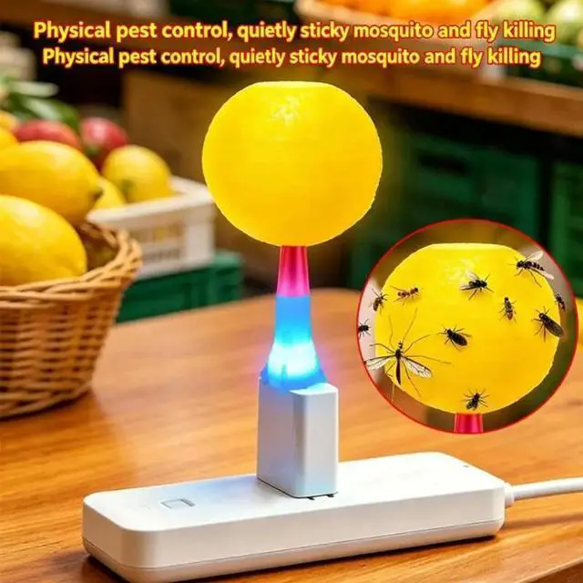 Alt view image 3 of 3 - Plastic USB Operated Mosquitoes Ball Trap With NonToxic Adhesive For Safe Insect Elimination