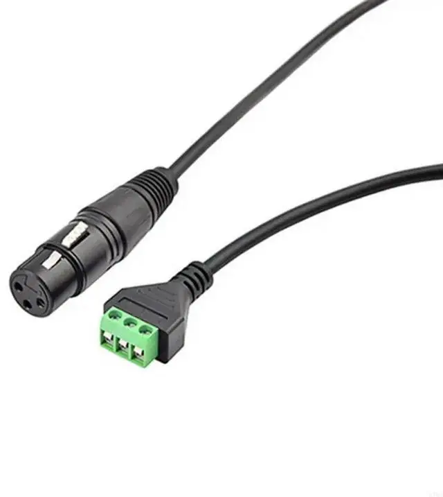 Alt view image 3 of 3 - 2025 XLR Female Connector To 3 Pin Screw Terminal Cable for Microphone Mixer