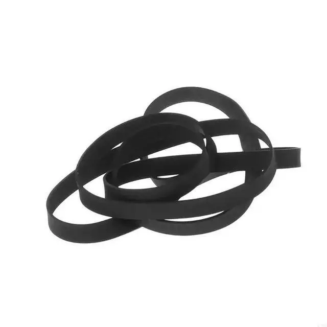 Alt view image 2 of 3 - 2Pcs Drive Belt Rubber Turntable Transmission Strap 627 x 5 x 0.6mm Replacement