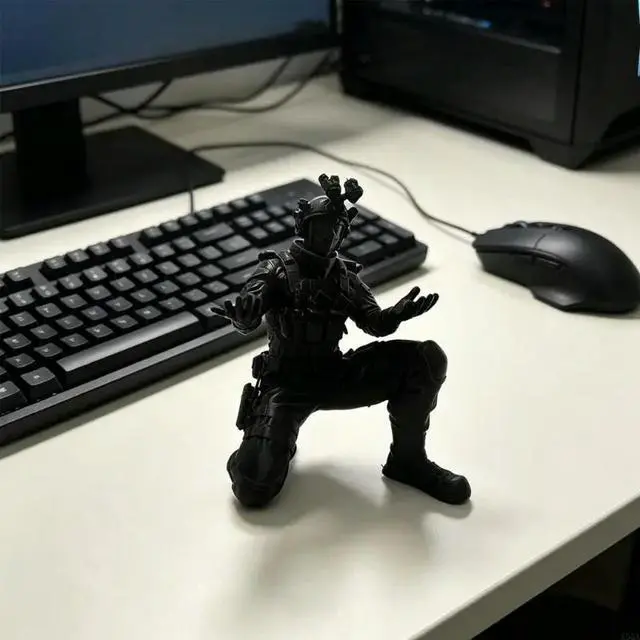 Alt view image 2 of 3 - Miniature Pencil Cup Figurine Pen Display Stand 3D Printed Human Pen Stand