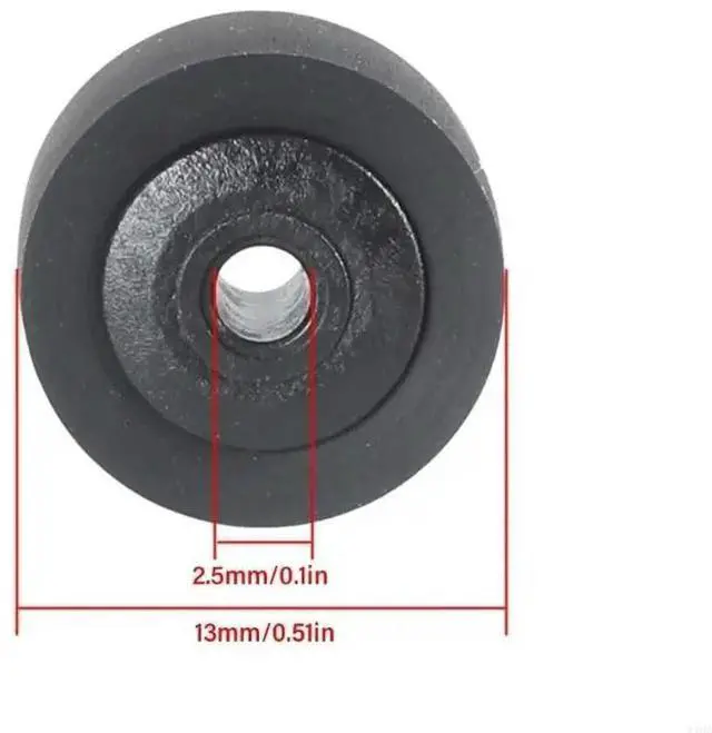 Main image of 5Pcs Pressure Roller for Recorder Pack of 5 Pressure Roller Replacement