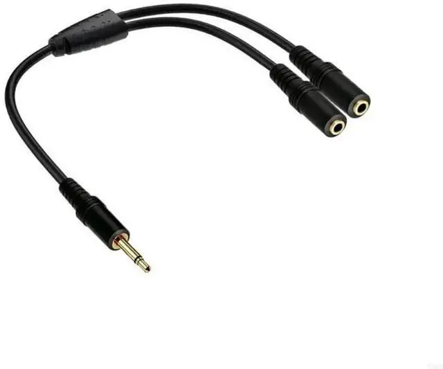 Alt view image 2 of 6 - 2025 Expert 3.5mm Single Male To Two Female Sound Divider Wire 30cm Gold Connectors Efficient For Electronics